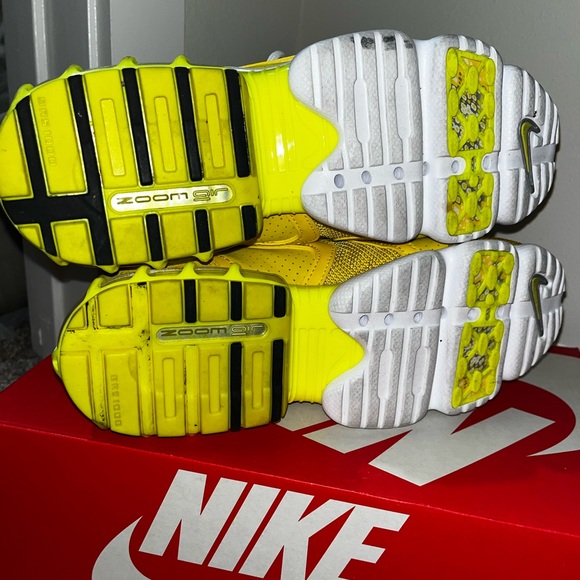 Used Yellow Nike Air Zoom Spiridon Cage 2 size 7M/8.5W - Picture 6 of 6
